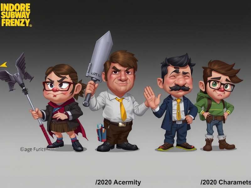 Diverse Indian characters in Indore Subway Frenzy Indore Subway Frenzy Characters